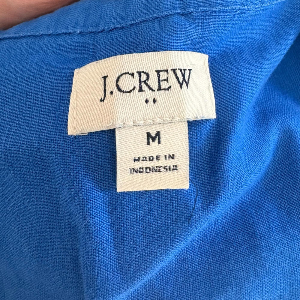 J. Crew Blue button down medium - Picture 5 of 5